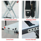 300KG Capacity Heavy Duty Folding Hand Truck Durable Utility Cart for Moving Electric Hand Truck Hydraulic Lift Table Cart