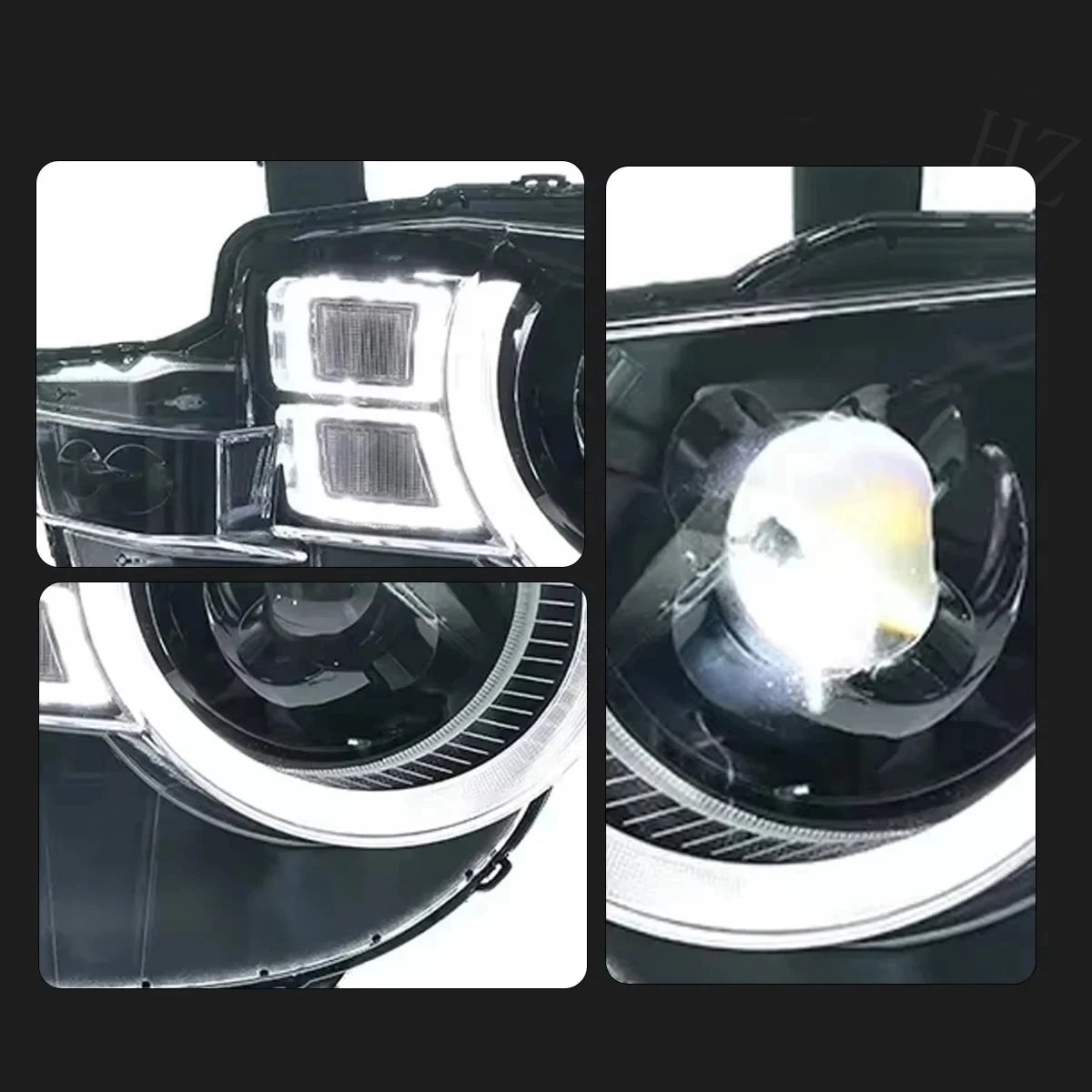 Headlight Car For Great WEY Tank 300 2021-2024 автомобильные товары Lens Hella Hid H7 12V LED DRL Xenon Car supplies Accessories