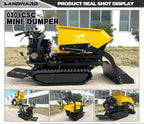 Gasoline Mini Dumper Fast Delivery Small Dump Truck 500 KG Available In Stock Tiny Hydraulic Track Dumper Truck Customized Sale