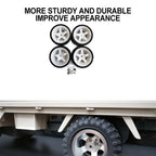 Plastic Durable Wheel Rims Tyre RC Wheel Rims Tyre For 1/10 WPL D12 RC Car Upgrade Parts