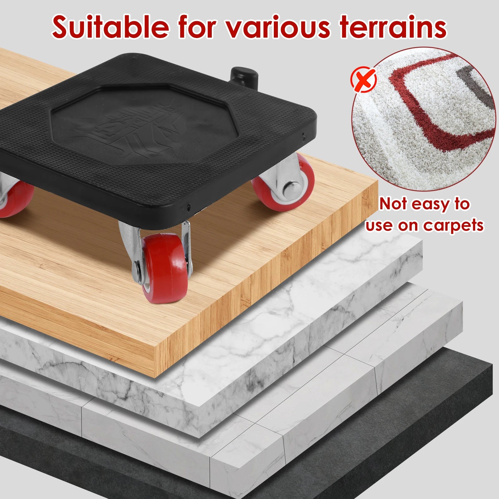 Furniture Roller Mover Tools Heavy Duty Furniture Lifter Labor-Saving Appliance Sliders Easy Safe Large Furniture Mover Tool Set