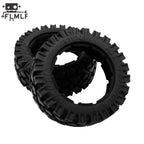 Rc Car All Terrain Wheel Tires Rear or Front Tyre Skin Without Inner Foam for 1/5 HPI ROFUN BAHA ROVAN KM BAJA 5B SS Truck Parts