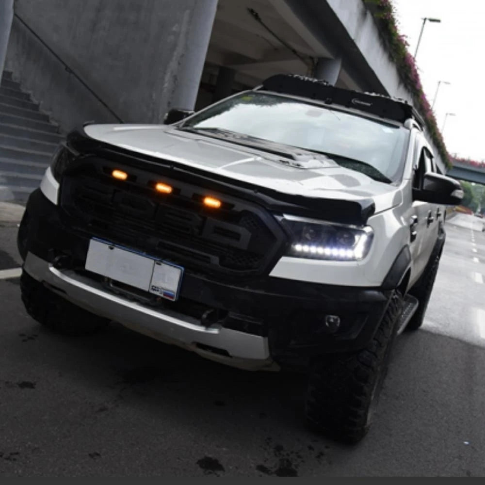 Car LED Head Lights For 2015-2021 Ford Ranger Everest T6 FL T7 T8 Raptor Endeavour Type Head lamp LED Headlight Dual Projector