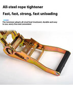 Ratchet Straps 1/3/5/10 Meter Claw Lorry Lashing Handy Straps Thickened Car Strapping Belt Tensioner Binding Strapping Tensioner