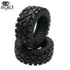 Rc Car All Terrain Wheel Tires Rear or Front Tyre Skin Without Inner Foam for 1/5 HPI ROFUN BAHA ROVAN KM BAJA 5B SS Truck Parts