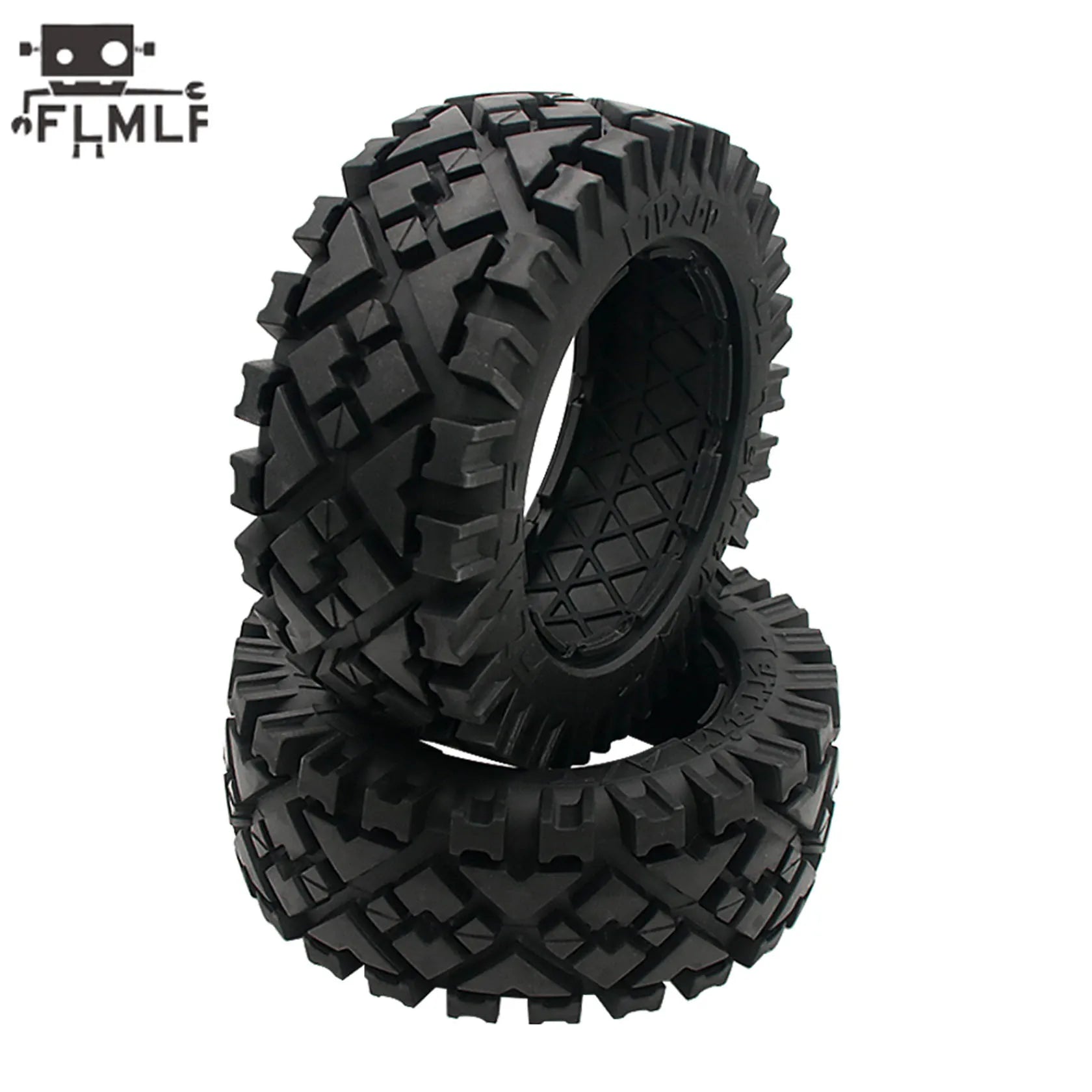 Rc Car All Terrain Wheel Tires Rear or Front Tyre Skin Without Inner Foam for 1/5 HPI ROFUN BAHA ROVAN KM BAJA 5B SS Truck Parts