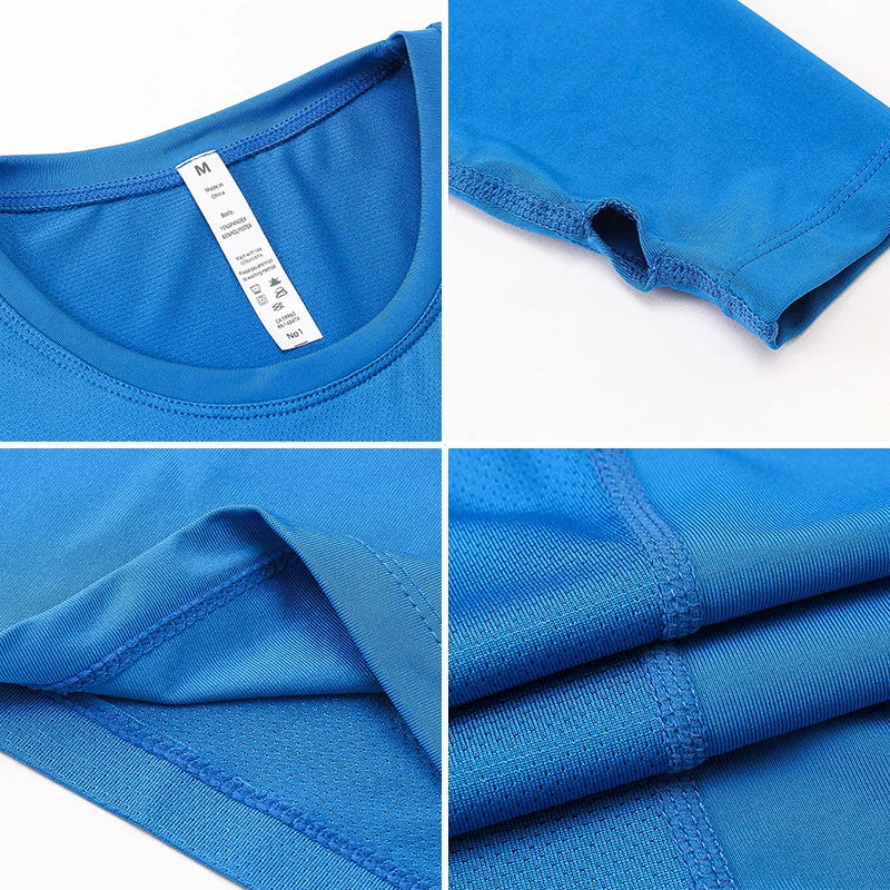 Long Sleeve Workout Shirts Women Quick Dry Gym Athletic T-Shirt Running Hiking Yoga Top with Thumb Hole Slim Fit