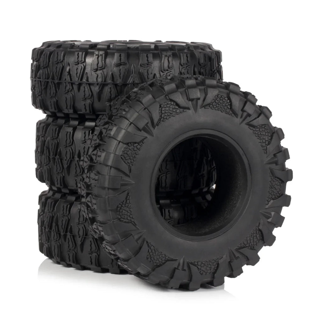 2.2'' Crawler Tires 120*45mm Rubber Tyre for 1/10 RC Trucks Car SCX10 II Capra Wraith TRX4 D90 CC02 RGT 86190 AXX4 YK4103 ZP1001