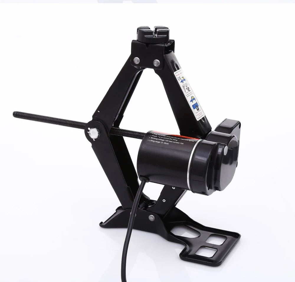 Portable Car Jack 12V Electric Jack Set Household Scissor Jack Equipment Heavy-Duty Electric Tire Change Tool