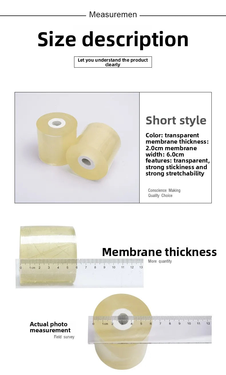 PVC Stretch Wrap Roll - Industrial Self-Adhesive Packing Film for Bundling, Palletizing & Wire Protection