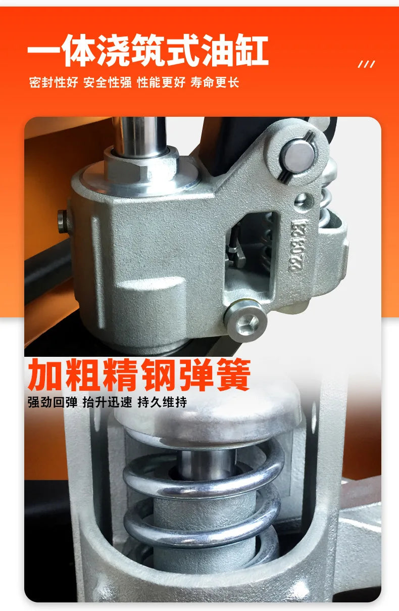 3 Ton Hand Pallet Truck Forklift Pulling Truck 5 Ton Ground Bull Special Manual Hydraulic Cart Hand Push Cart High Load-bearing