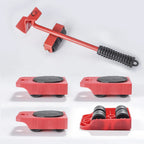 Heavy Duty Furniture Mover Set - 2/4/5pcs Multipurpose Roller Sliders for Effortless Lifting & Moving, Hardwood Floor Protector