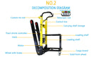 Electric Hand Trucks Stair Lift Climbing Stairs Trolley Foldable Stair Hand Climber For Transferring