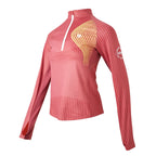 New Fitness Sports Long Sleeve Women's Top Gym Tight Yoga Shirt Quarter Zip Slim Fit Running T Shirt Quick Dry Workout Shirts
