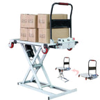 300KG Capacity Heavy Duty Folding Hand Truck Durable Utility Cart for Moving Electric Hand Truck Hydraulic Lift Table Cart