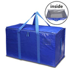 4/8/10 Pack Extra Large Moving Bags with Zippers Carrying Handles Heavy Duty Storage Tote Moving Boxes for Space Saving