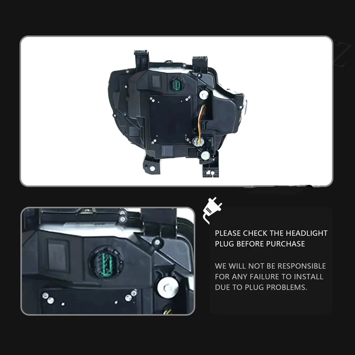 Headlight Car For Great WEY Tank 300 2021-2024 автомобильные товары Lens Hella Hid H7 12V LED DRL Xenon Car supplies Accessories
