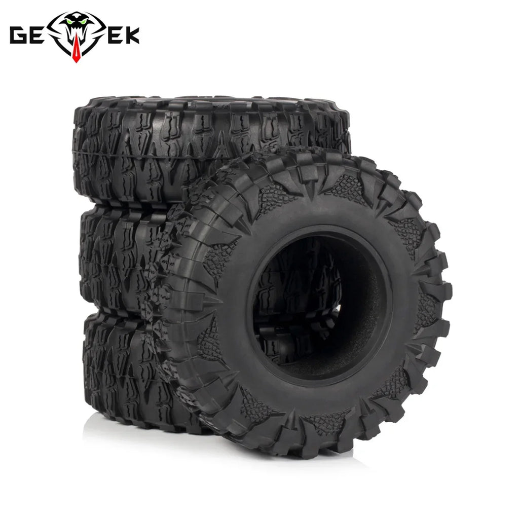 2.2'' Crawler Tires 120*45mm Rubber Tyre for 1/10 RC Trucks Car SCX10 II Capra Wraith TRX4 D90 CC02 RGT 86190 AXX4 YK4103 ZP1001