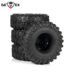 2.2'' Crawler Tires 120*45mm Rubber Tyre for 1/10 RC Trucks Car SCX10 II Capra Wraith TRX4 D90 CC02 RGT 86190 AXX4 YK4103 ZP1001