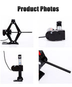 Portable Car Jack 12V Electric Jack Set Household Scissor Jack Equipment Heavy-Duty Electric Tire Change Tool