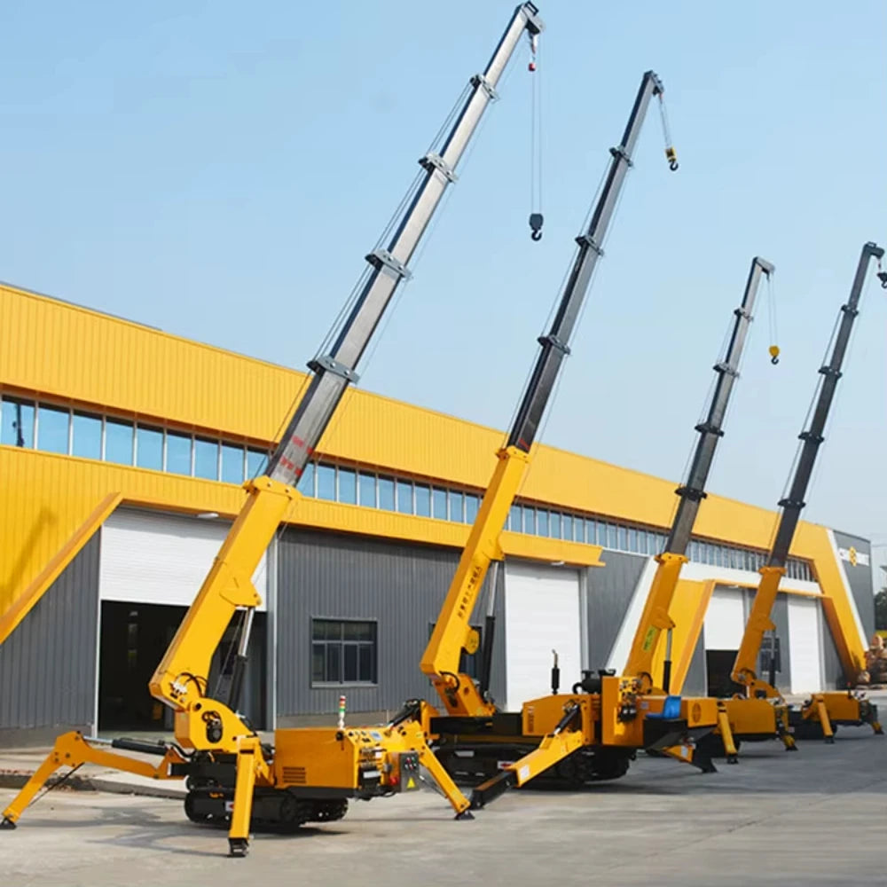 Spider Crane Spydercrane 2 Ton Efficient for Small Construction Indoor Lifting Rental and Tight Spaces Fast Delivery