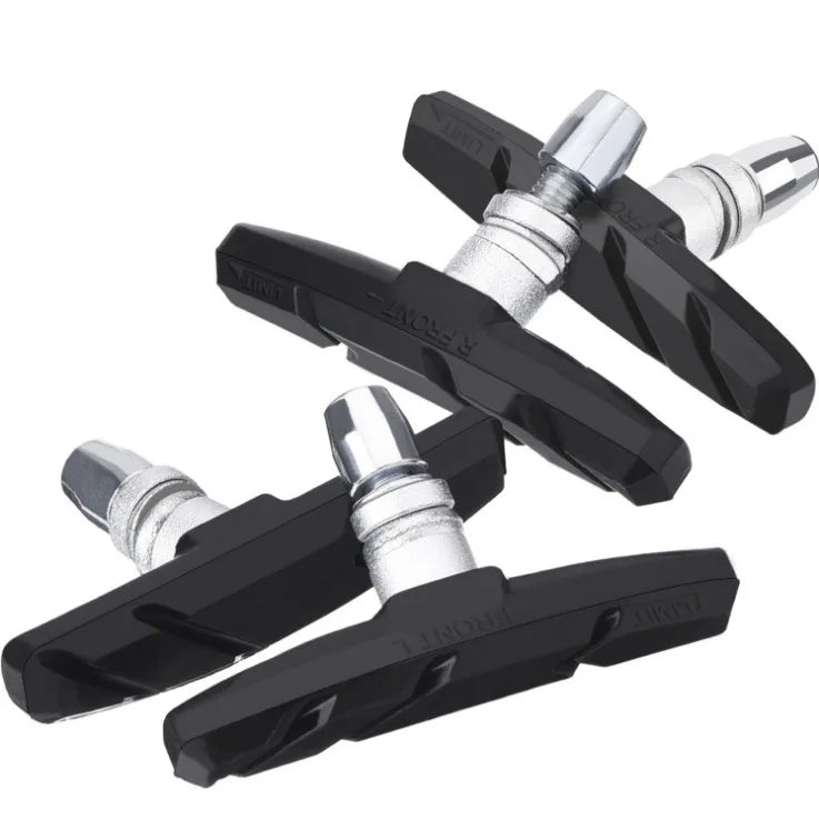 2Pairs V-shaped Silent Brake Pads Suitable For BMX Road Mountain Bike Silent Durable Brake Pads Bicycle Accessories