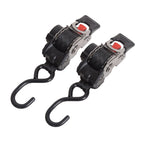 2 Pack Bolt-On Retractable Ratchet Straps Stainless Steel Ratchet Tie Down Straps Heavy Duty Auto Retracting Ratchet Straps
