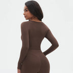 Seamless Long Sleeve Workout Tops for Women Ruched Compression Athletic Top Gym Fitness Yoga Shirt Running Tight Undershirt