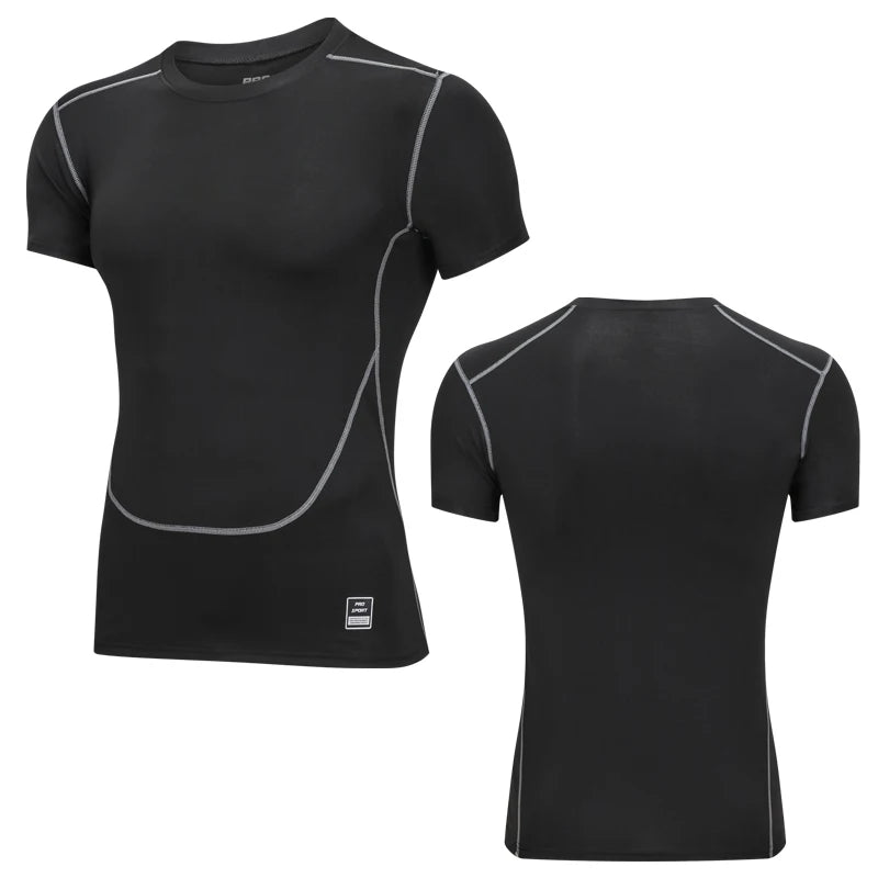 Short Sleeve Gym Shirt for Men, Workout Tees, Sport T Shirt, High Quality, Running Shirt, Fitness Sportswear, On Promotion