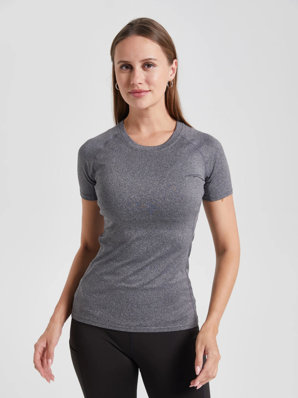 Women's Compression Shirt Short Sleeve Athletic Yoga Running T-Shirt Summer Gym Workout Quick Dry Stretchy Tees Tops Baselayer