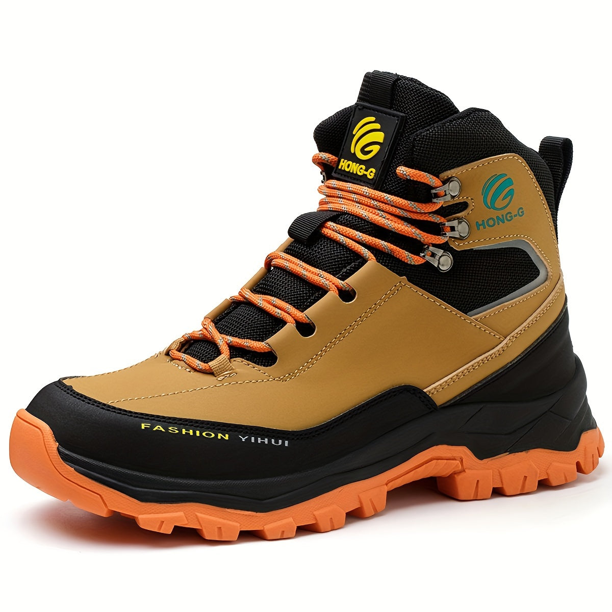 Men's Steel Toe High Top Work Boots Comfy Non Slip Vintage Lace Up Shoes For Men's Outdoor Work Out Activities Men Safety shoes