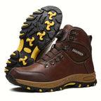 Men'S Steel Toe & Puncture Proof Breathable Work Boots - Non-Slip Lace-Up Safety Shoes with Durable Rubber Sole, Ergonomic Design & Cushioned Insole for Outdoor Hiking, Training, Casual Wear, Steel Toe Boots, Hiking Footwear,
