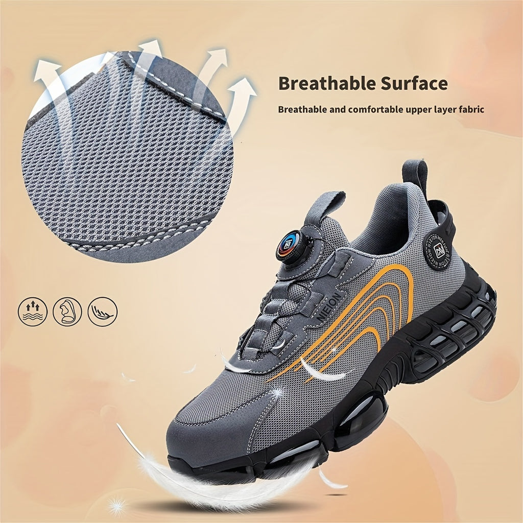 New Work Sneakers Protective Shoes Safety Industrial Puncture-Proof Anti-smash Steel Toe Shoes Men Safety Shoes Women Work Shoes