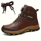 Men'S Steel Toe & Puncture Proof Breathable Work Boots - Non-Slip Lace-Up Safety Shoes with Durable Rubber Sole, Ergonomic Design & Cushioned Insole for Outdoor Hiking, Training, Casual Wear, Steel Toe Boots, Hiking Footwear,