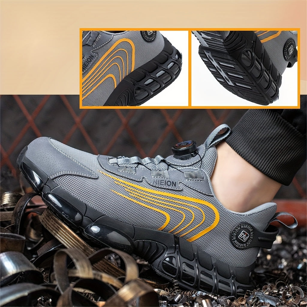 New Work Sneakers Protective Shoes Safety Industrial Puncture-Proof Anti-smash Steel Toe Shoes Men Safety Shoes Women Work Shoes