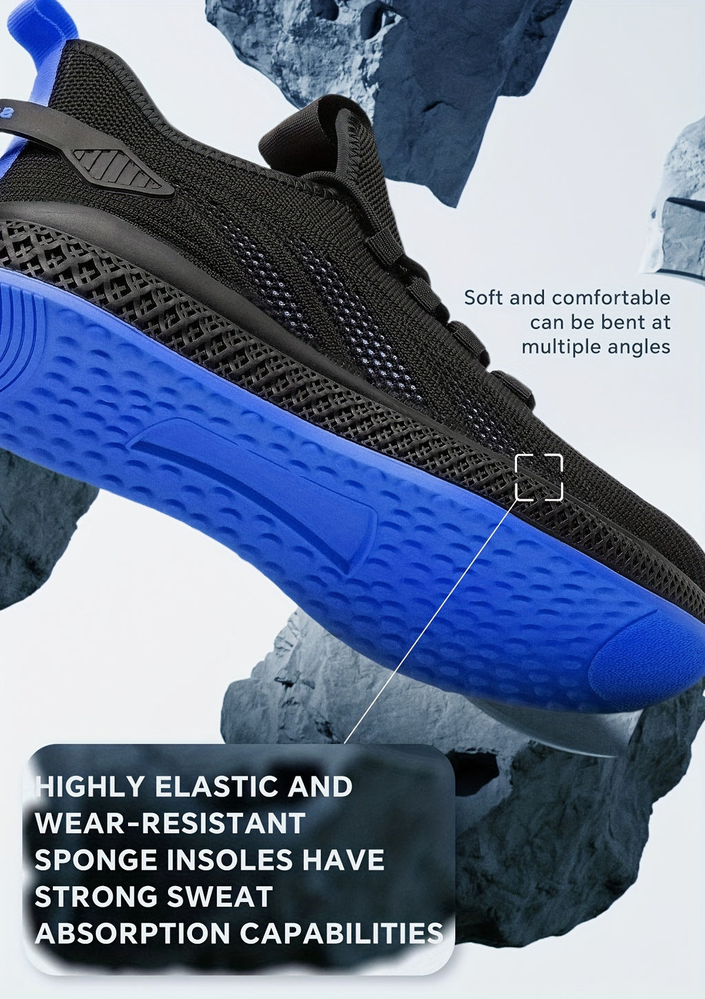 SPIEZ Unisex Safety Shoes With Composite Toe Cap, Puncture Proof Breathable Work Shoes For Women, Slip On Fashion Sneakers For Work And Daily Wear